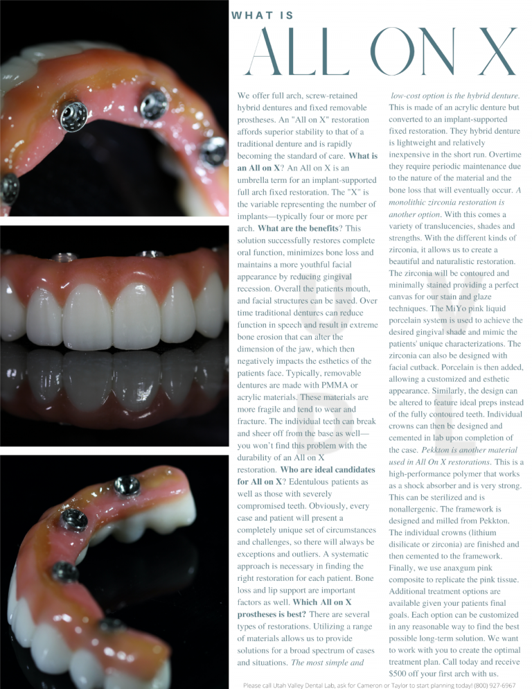 Newsletter Utah Valley Dental Lab